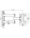 Uchwyt do telewizora Maclean MC-740 13 -27  30kg - nr 14