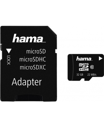 Hama Polska micro SDHC 32GB Class 10 + Adapter microSD-SD