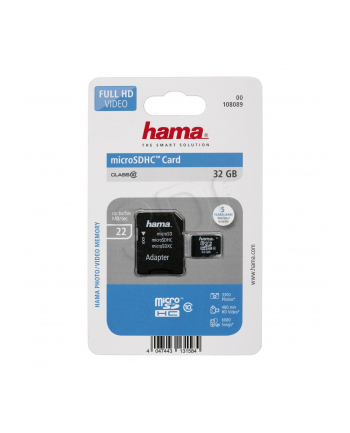 Hama Polska micro SDHC Memory Base 32GB Class 10
