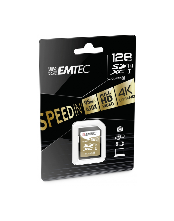 EMTEC SDXC SPEEDIN 128GB Class10 95MB/s UHS-I U3 główny