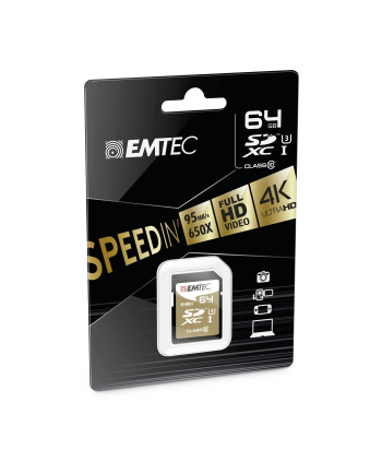 EMTEC SDXC SPEEDIN 64GB Class10 95MB/s UHS-I U3