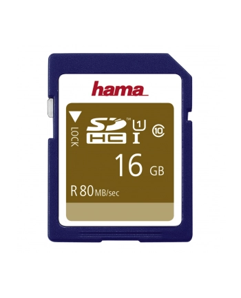 Hama Polska SDHC HS GOLD 16GB Class 10 UHS Class U1 nr 2