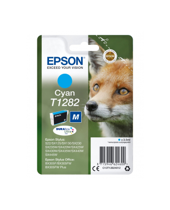 Tusz Epson niebieski T1282=C13T12824012  200 str.  3.5 ml nr 1