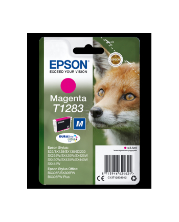 Tusz Epson czerwony T1283=C13T12834012  200 str.   3.5 ml nr 2