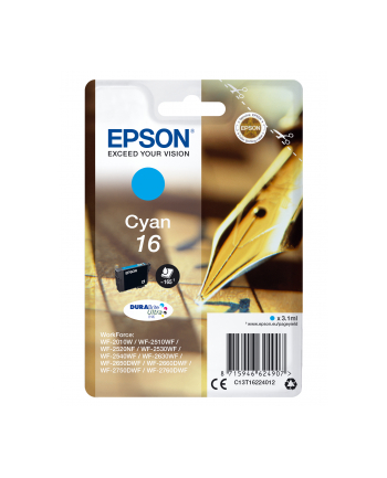 EPSON Tusz Niebieski T1622=C13T16224012 nr 1
