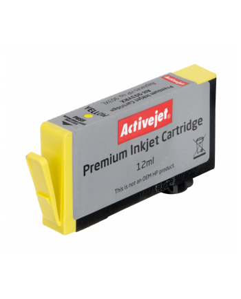 Tusz Activejet AH-903YRX (do drukarki Hewlett Packard  zamiennik 903XL T6M11AE premium 12ml yellow Chip) nr 1