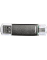 Hama Polska Flashdrive LAETA TWIN 16GB USB 2.0/micro USB 2.0 OTG szary - nr 17