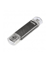 Hama Polska Flashdrive LAETA TWIN 16GB USB 2.0/micro USB 2.0 OTG szary - nr 1