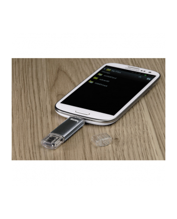 Hama Polska Flashdrive LAETA TWIN 16GB USB 2.0/micro USB 2.0 OTG szary