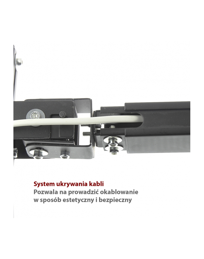 ART UCHWYT SUFITOWY DO PROJEKTORA P-108 10KG CZARNY główny