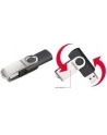 Hama Polska Flashdrive ROTATE 64GB USB 2.0 czarno-srebrny - nr 19