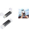Hama Polska Flashdrive LAETA TWIN 16GB mikroUSB 2.0/USB 3.0 OTG czarny - nr 19