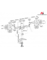 Uchwyt biurkowy do 2 monitorów Maclean MC-714 13 -27  8kg - nr 11