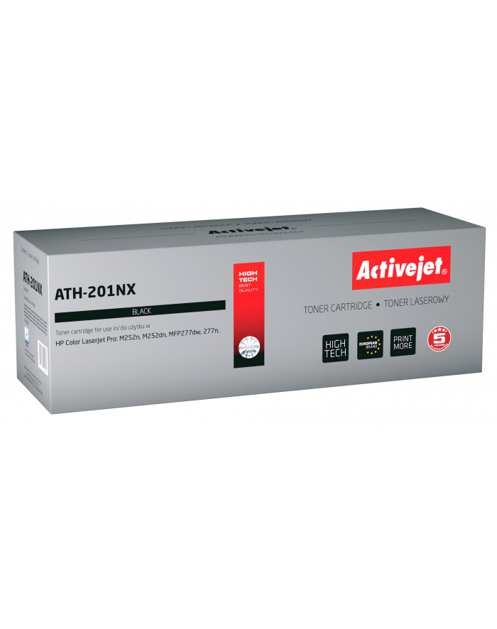 Toner Activejet ATH-201NX (do drukarki Hewlett Packard  zamiennik CF400X 2800str. czarny) główny