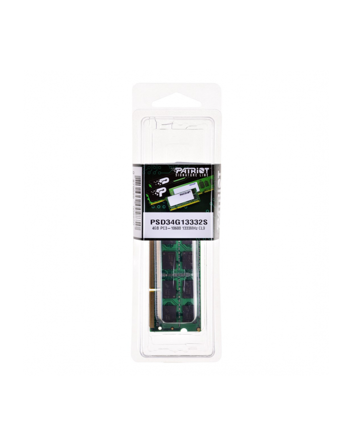 PATRIOT DDR3 4GB SIGNATURE 1333MHz CL9 SO-DIMM główny