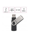 Hama Polska Flashdrive Rotate 32GB USB 2.0 czarno-srebrny - nr 19
