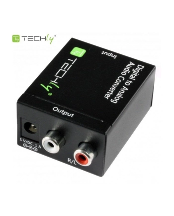 Adapter Techly Audio SPDIF Toslink Coaxial RCA na Analog RCA L/R IDATA SPDIF-3 nr 2