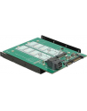 Adapter Delock SATA 22pin + SFF-8643 NVME -> 2x M.2 NGFF Key M+B - nr 20