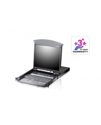 Konsola LCD 17'' KVM ATEN KL1516AIM (KL1516AIM-AXA-AG) Dual Rail 16-port. kat.5 over IP