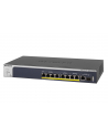 Netgear 10-P.MULTI GB POE+ SMART SWITC 8-Port PoE+ Multi-Gigabit Smart Managed Pro Switch mit 2 10G Kupfer/Fiber Uplinks, 180W PoE Budget, aufgegliedert in 2-Port RJ-45 Multi-GB Eth IEEE 802.3bz (NBASE-T) 100M/1G/2.5G/5G with PoE+ - nr 32