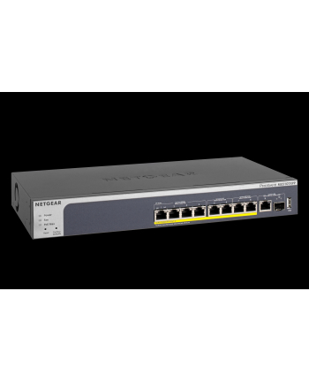 Netgear 10-P.MULTI GB POE+ SMART SWITC 8-Port PoE+ Multi-Gigabit Smart Managed Pro Switch mit 2 10G Kupfer/Fiber Uplinks, 180W PoE Budget, aufgegliedert in 2-Port RJ-45 Multi-GB Eth IEEE 802.3bz (NBASE-T) 100M/1G/2.5G/5G with PoE+