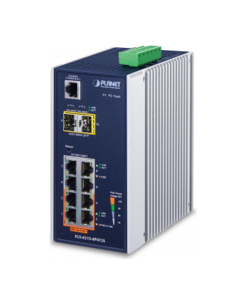 4-Port 10/100/1000T mgd.Switch PLANET industrial 4-Port 10/100/1000T Switch +4-Port 10/100 802.3at PoE + 2 100/1000 SFP Slots, PoE Budget 144 W, managed nr 1