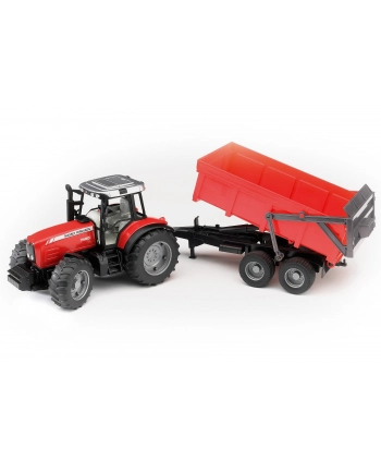 Traktor Massey Ferguson 7480 z przyczepą wywrotką 02045 BRUDER nr 1
