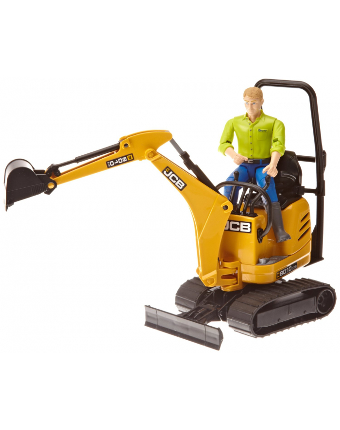 Mikrokoparka JCB 8010CTS z figurką. BRUDER główny