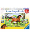 Puzzle 2x24el Świat koni 088829 RAVENSBURGER - nr 2