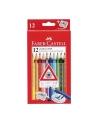 Kredki 12kol Jumbo Grip Faber - nr 6