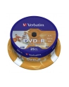 Płytki DVD-R Verbatim 4.7GB  16x | do nadruku Retail Wide cake box 25 - nr 16