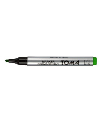 Marker TOMA permanentny ścięty zielony p10. TOMA
