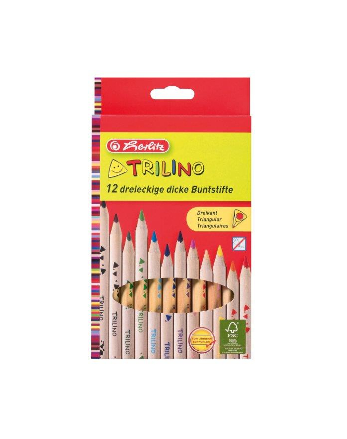 Kredki 12kol Trilino. HERLITZ główny