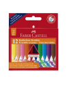 Kredki 12kol trójkątne wymazywalne Faber - nr 1