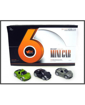 Auto sportowe FUNNY 12cm. p12   HIPO