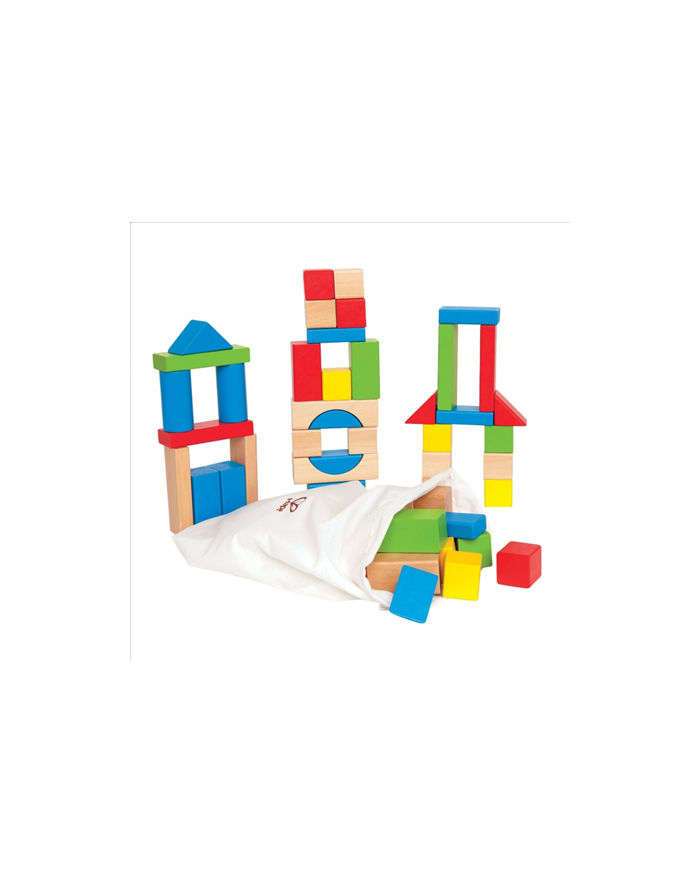 HAPE Zestaw kolorowych klocków 0409 główny