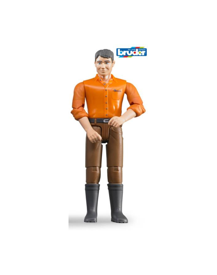 Figurka mężczyzny w brązowych dżinsach 60007 BRUDER główny