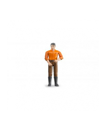 Figurka mężczyzny w brązowych dżinsach 60007 BRUDER nr 2
