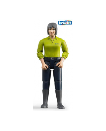 Figurka kobiety białej w ciemnoniebieskich dżinsach 60405 BRUDER nr 1