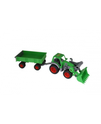 Polesie 8817 Farmer technic traktor+ładowarka z przyczepą w siatce