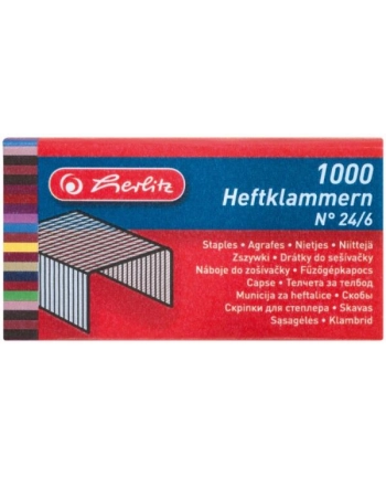 Zszywki 24/6 p10 1000 HERLITZ nr 2
