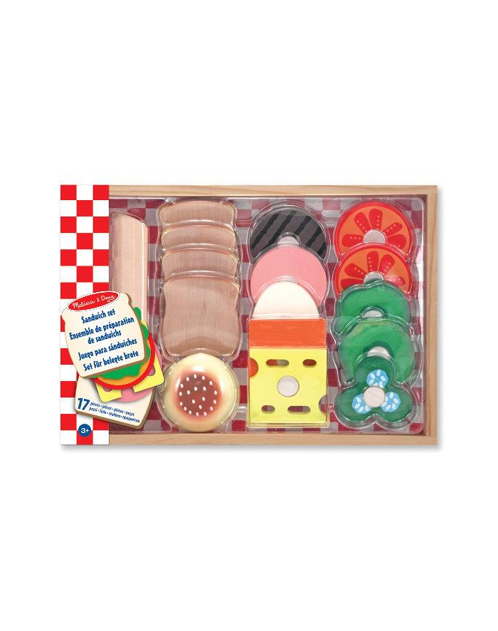 MELISSA Drewniane Sandwich Making Set 10513 główny