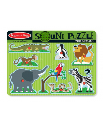 MELISSA Puzzle ZOO animals dźwiękowe 10727