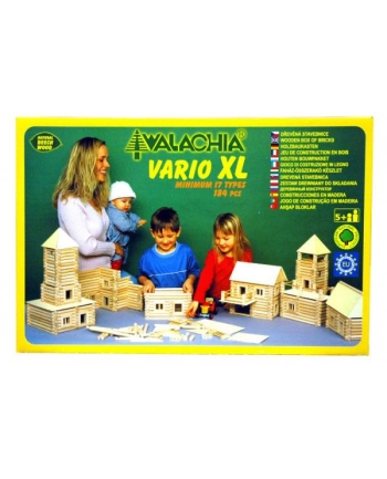 PROMO Domek Vario 184el drewniany do sklejania w pud.
