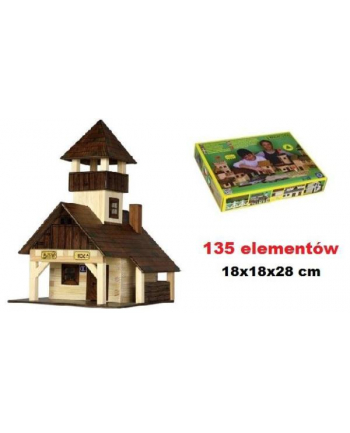 PROMO Chata turystyczna drewniana do sklejania nr.40 w pud. nr 1