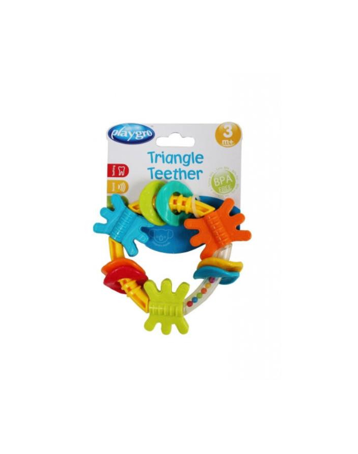 Playgro 4184209 Gryzak aktywny trójkąt blister główny