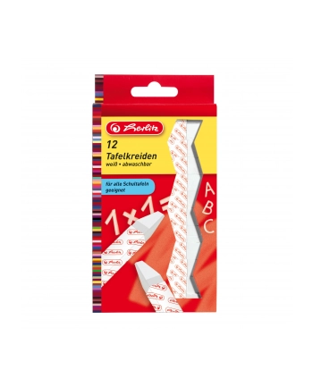 Kreda 12 biała HERLITZ nr 1