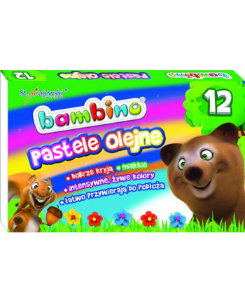 Pastele BAMBINO olejne 12kol.  MAJEWSKI