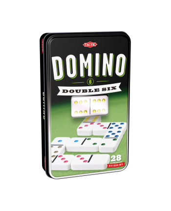 Domino klasyczne w puszce gra 53913 TACTIC