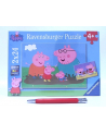 Puzzle 2x24el Peppa - Zabawa w błocie 090822 RAVENSBURGER - nr 2